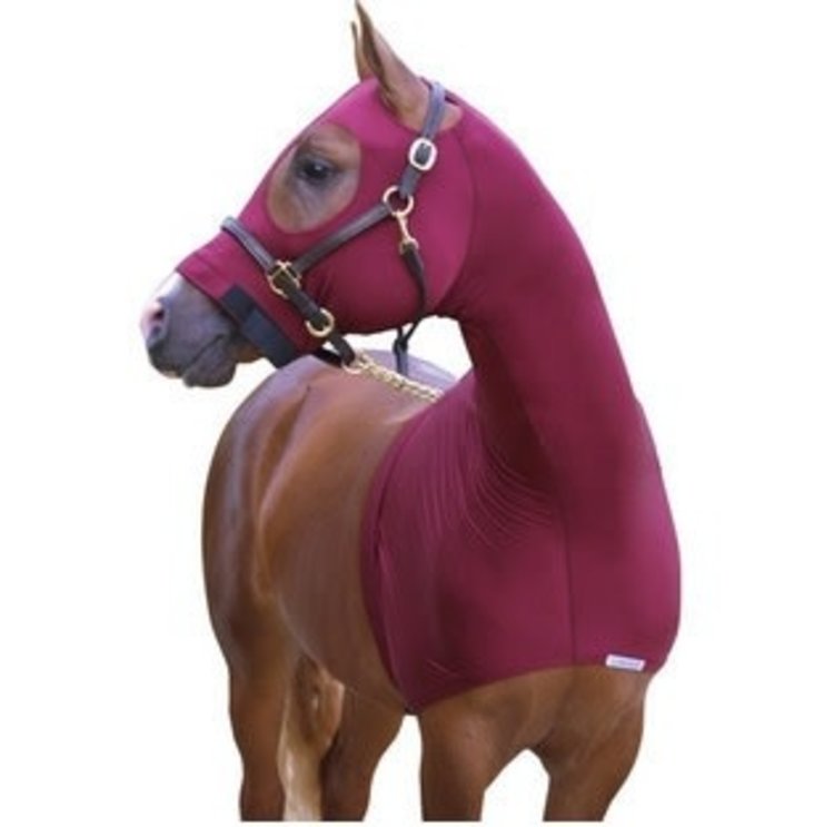 Sleazy Sleepwear Stretch Solid Hood Black