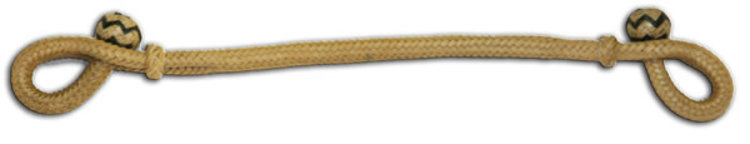 Traditional Rawhide Braiders Rawhide Bit Hobble Natural Black Accents