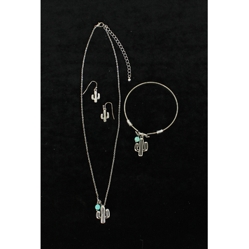 Blazin Roxx 3pc Cactus Jewelry Set