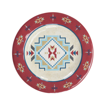 HiEnd Accents Spirit Valley Melamine Dinner Plate