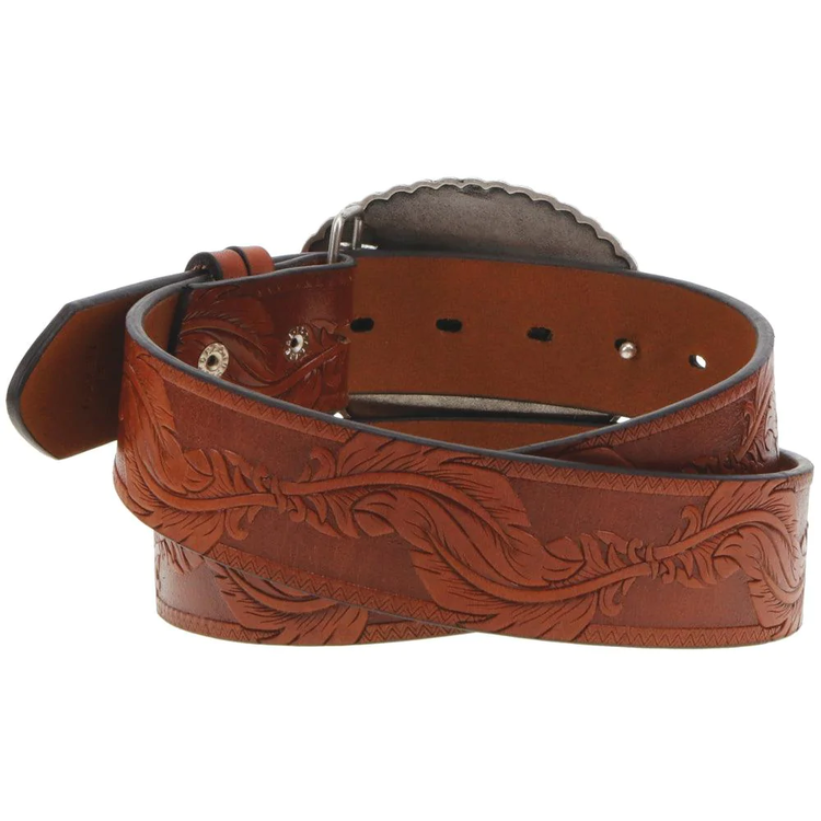 HOOey "Sioux" Ladies Belt with Turquoise Rodeo Buckle