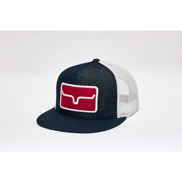 Kimes Ranch Banner Ventilated Cap Denim