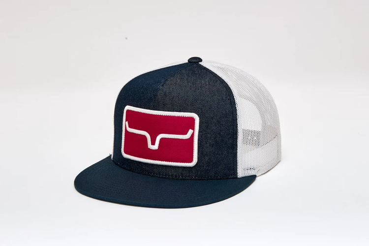 Kimes Ranch Banner Ventilated Cap Denim