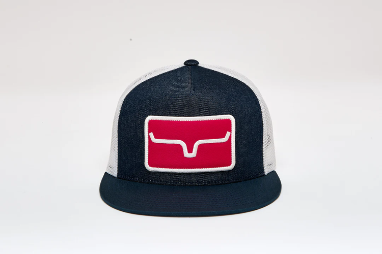 Kimes Ranch Banner Ventilated Cap Denim