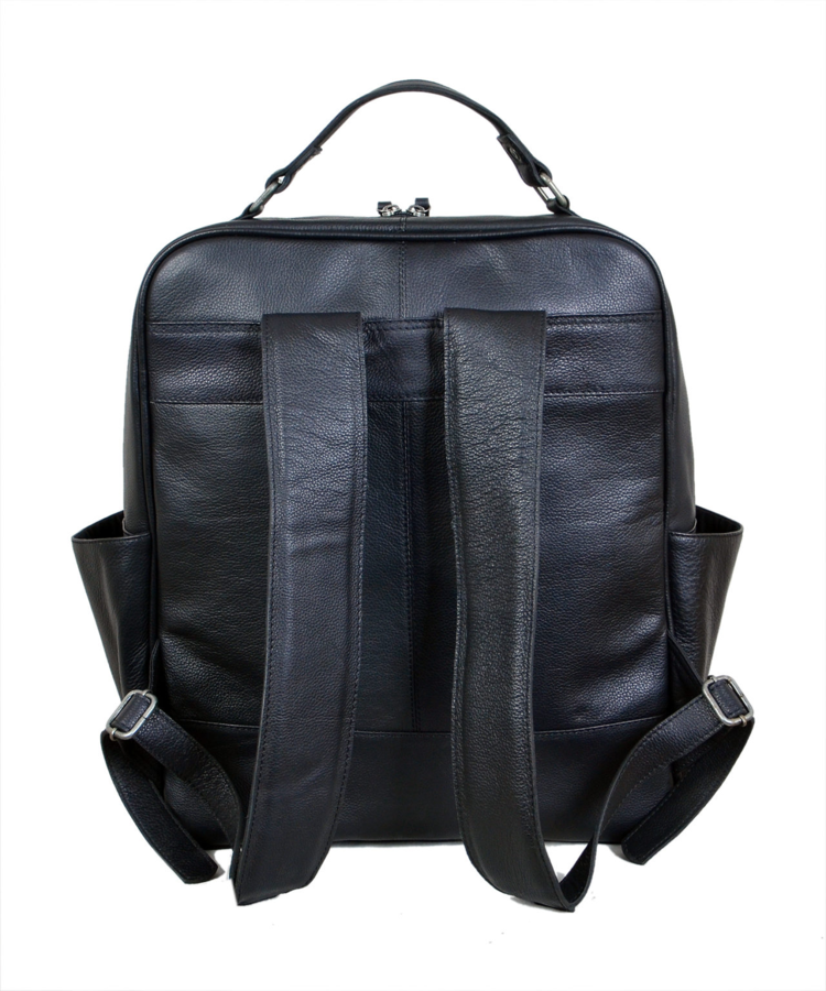 Rafter T Ranch Co Backpack Cowhide Black Leather16"x14"