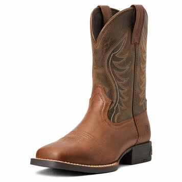 Ariat Youth Amos Sorrel Crunch/ Army Green