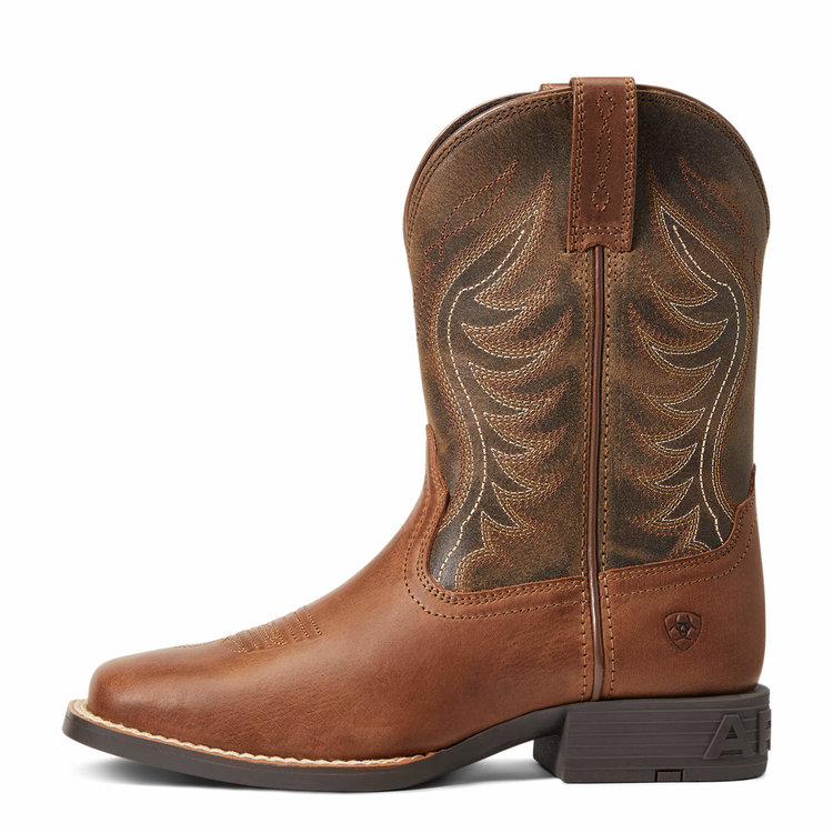 Ariat Youth Amos Sorrel Crunch/ Army Green