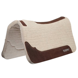 Weaver Leather Synergy Contoured Steam Pressed 100% Merino Wool Pad 31"x32" Natural