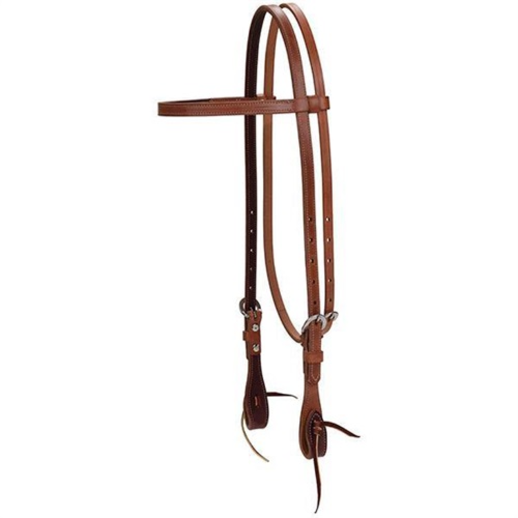 Weaver Leather Synergy Latigo Lined Browband Headstall