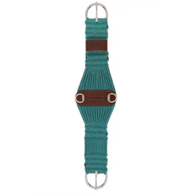 Weaver Leather EcoLuxe Bamboo Roper Cinch Turquoise Charcoal