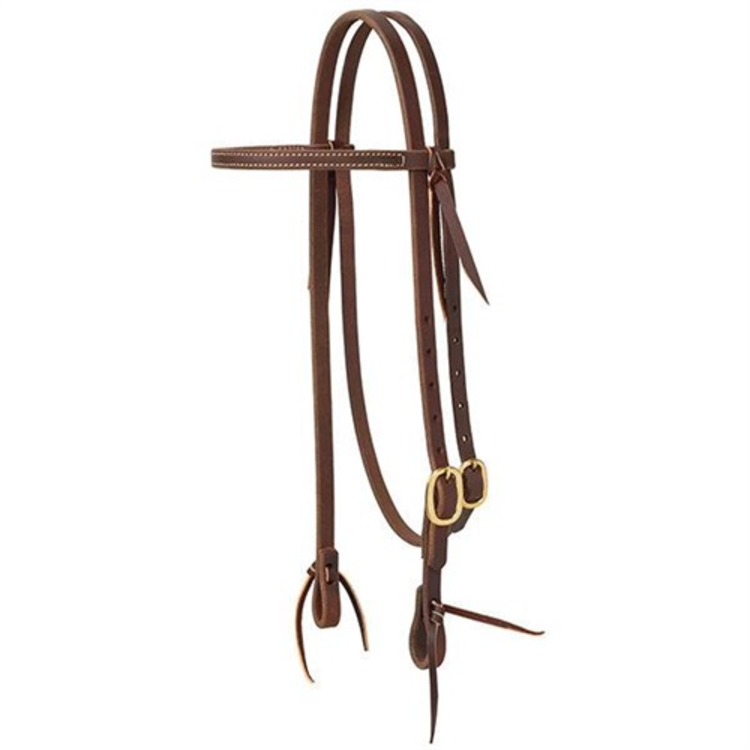 Weaver Leather Working Tack Browband Brass Buckles