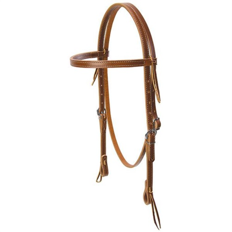 Weaver Leather Deluxe Brown Latigo Browband