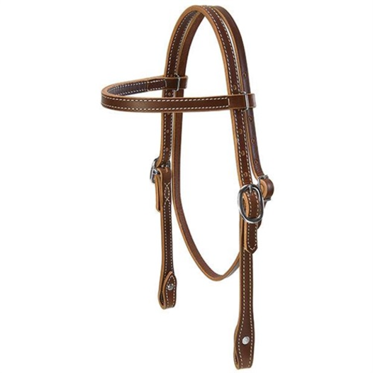 Weaver Leather Working Cowboy Solid Brass Browband Headstall Guarantee 