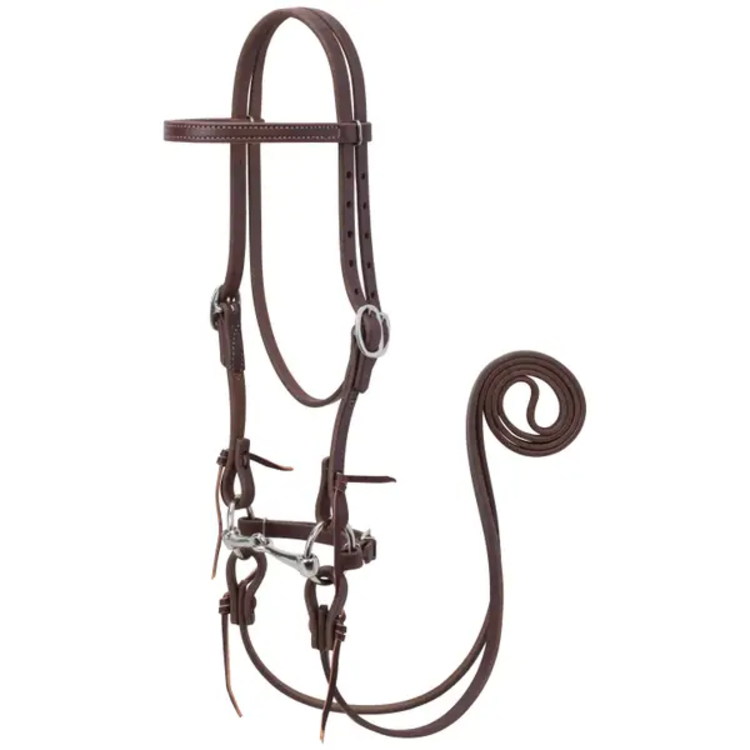Weaver Leather Working Tack Pony Ring Snaffle Bridle