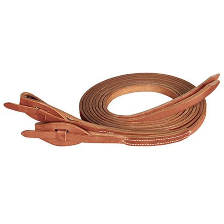 Weaver Leather Quick Change Split Reins Leather Tab Bit Ends