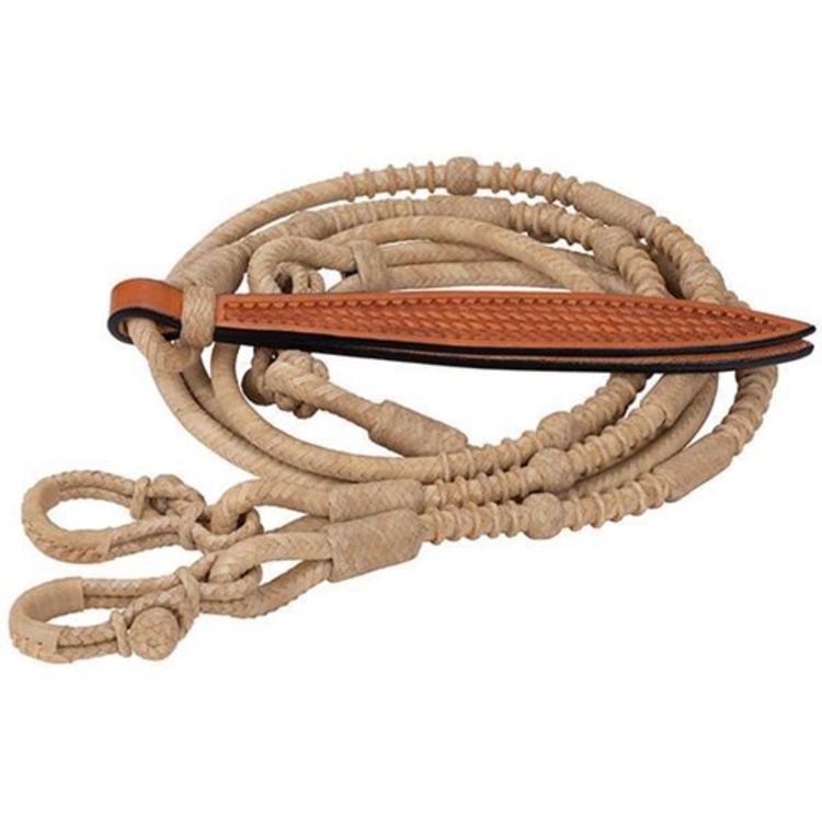 Weaver Leather Braided Romal Reins 3/8"x7.5' Natural