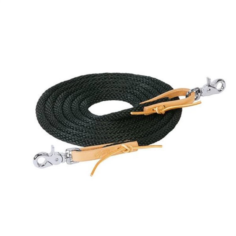 Weaver Leather 10' Poly Roper Rein 3/8" Black