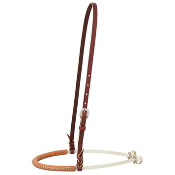 Weaver Leather Leather Covered Noseband Single Rope
