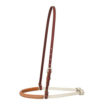 Weaver Leather Leather Covered Rope Noseband Double Rope