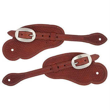 Floral Tooled Leather Spur Straps with Buckles – Hitching Post Supply