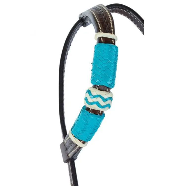 Circle Y Turquoise Roundup One Ear Headstall