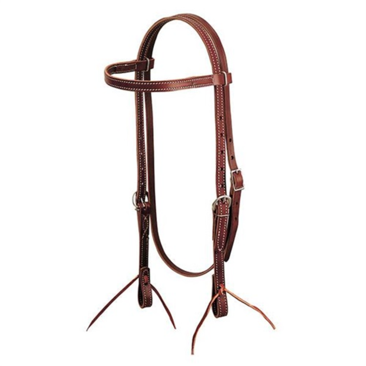 Weaver Leather Latigo Leather Browband Headstall