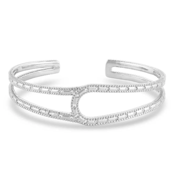 Montana Silversmiths Instep Crystal Cuff Bracelet