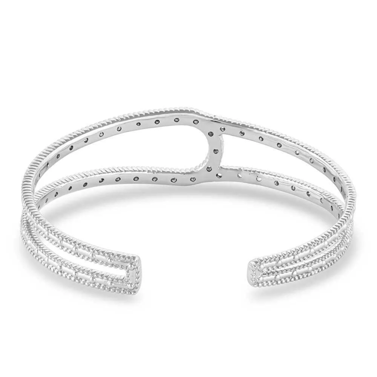 Montana Silversmiths Instep Crystal Cuff Bracelet