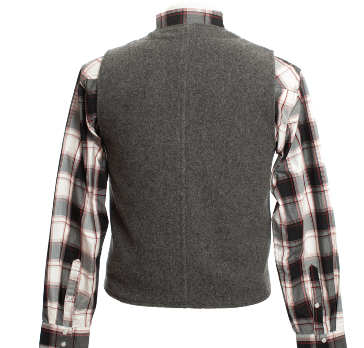 Wyoming Traders Wyoming Wool Vest Charcoal