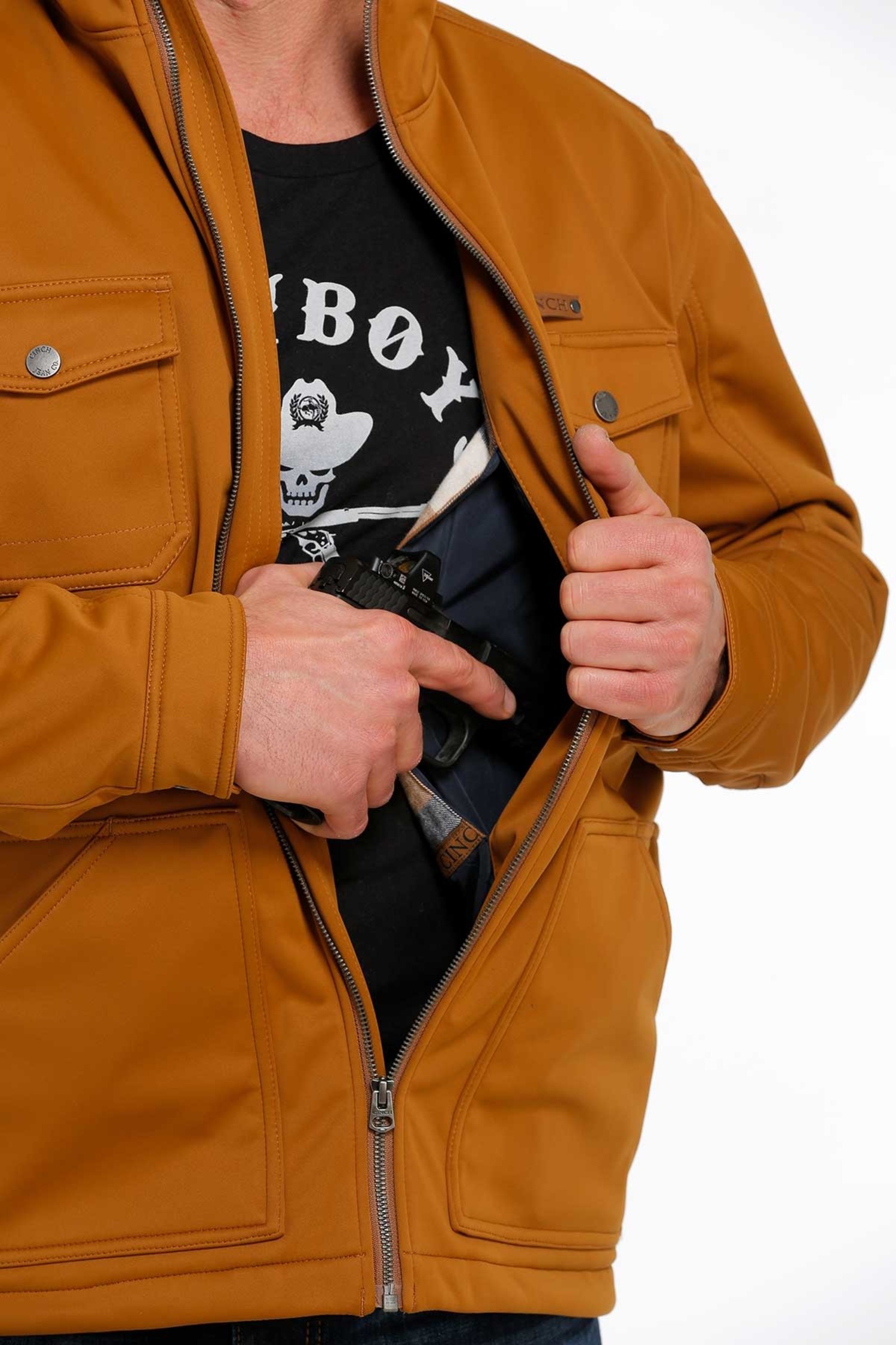 Cinch men's bonded jacket discount