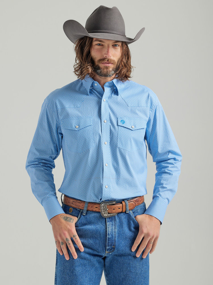 Wrangler George Strait Shirt Blue