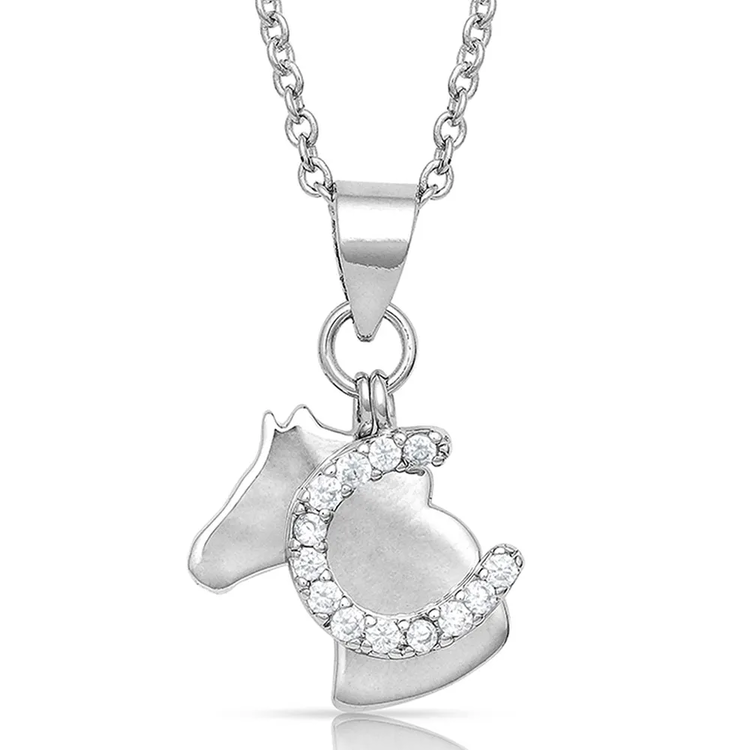 Montana Silversmiths Horsing Around Charm Necklace