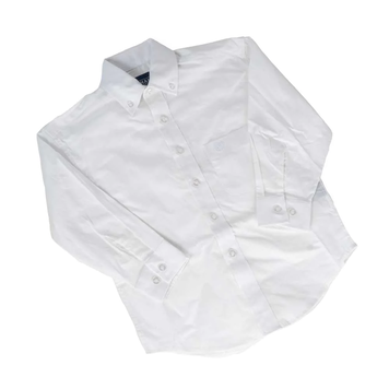 Panhandle Western Wear Boys Solid Button Shirt White