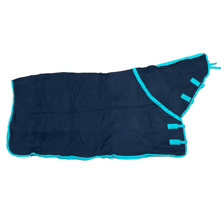 True North Trading Polar Fleece Cooler Navy/ Turquoise