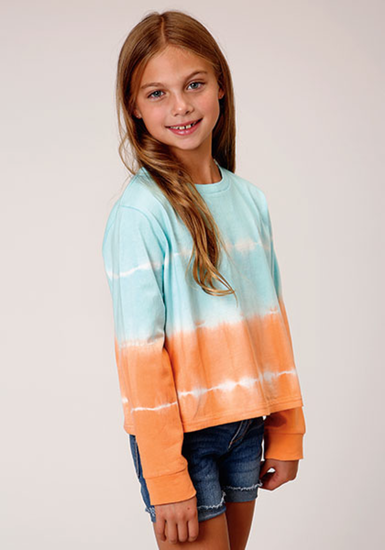 Roper Girls Knit Tie Dye T-Shirt