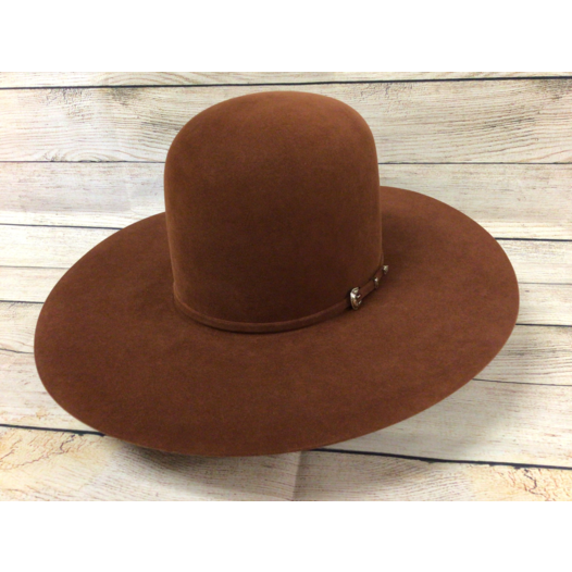 10X Pecan Felt Cowboy Hat