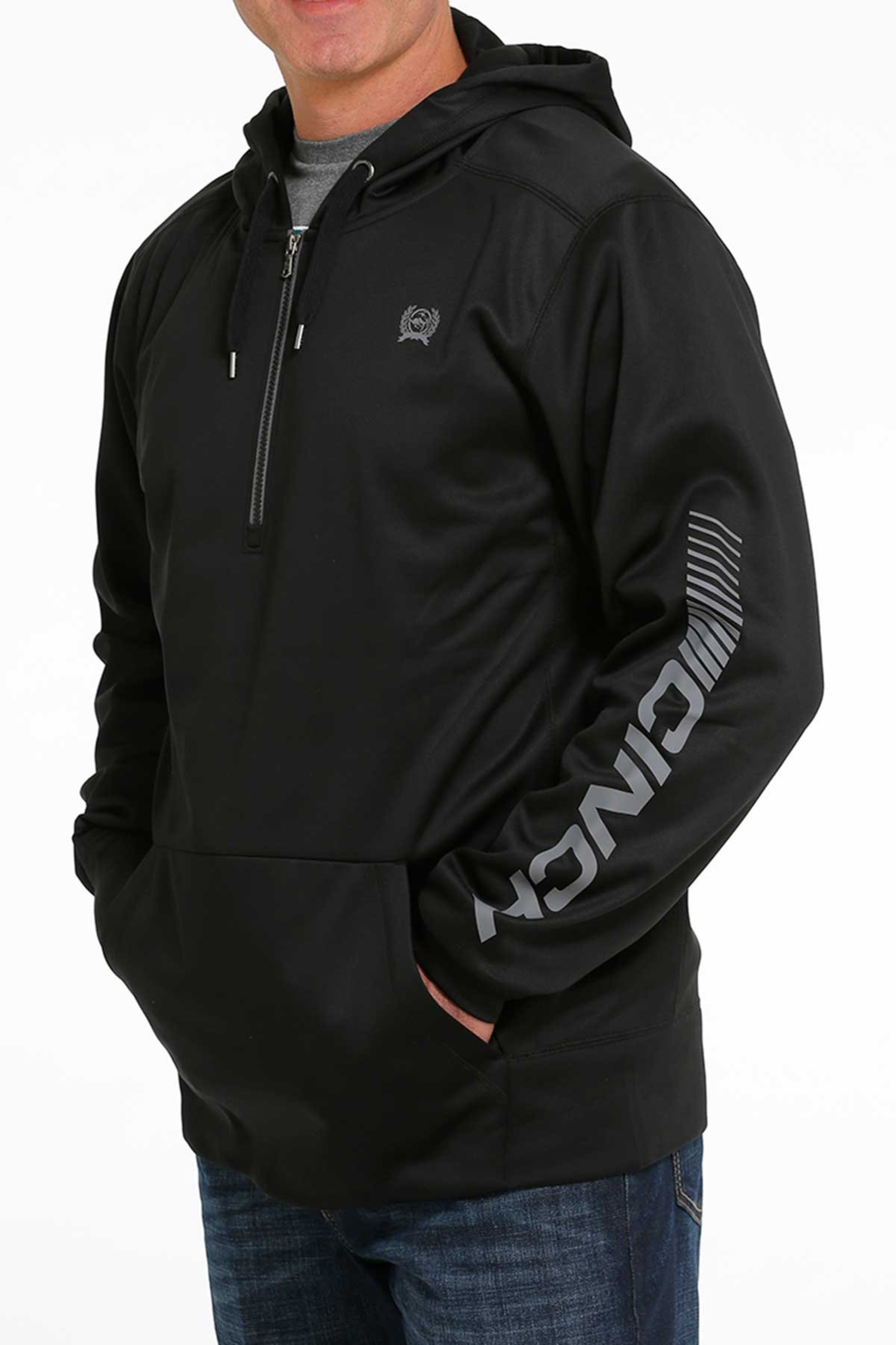 Men s Cinch Hoodie Black Frontier Western Shop