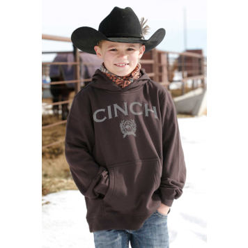 Cinch Boy's Cinch Hoodie Brown