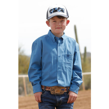 Cinch Blue Stripe Shirt