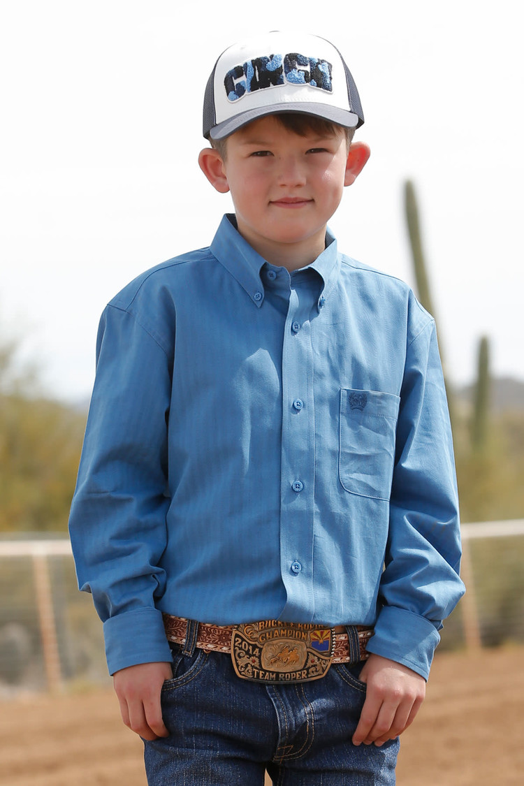 Cinch Blue Stripe Shirt