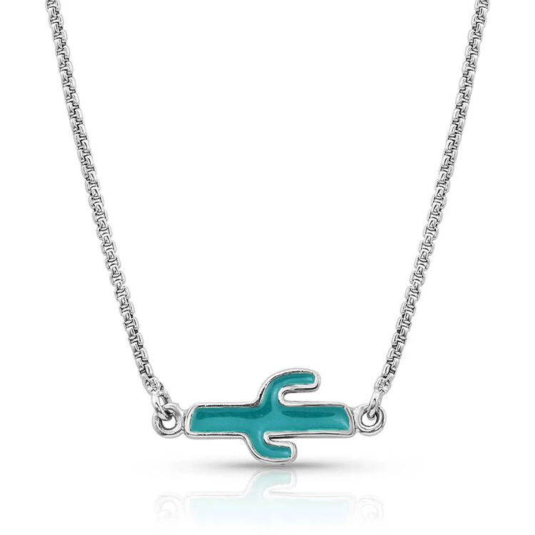 Montana Silversmiths Two Sides To Every Cactus Necklace
