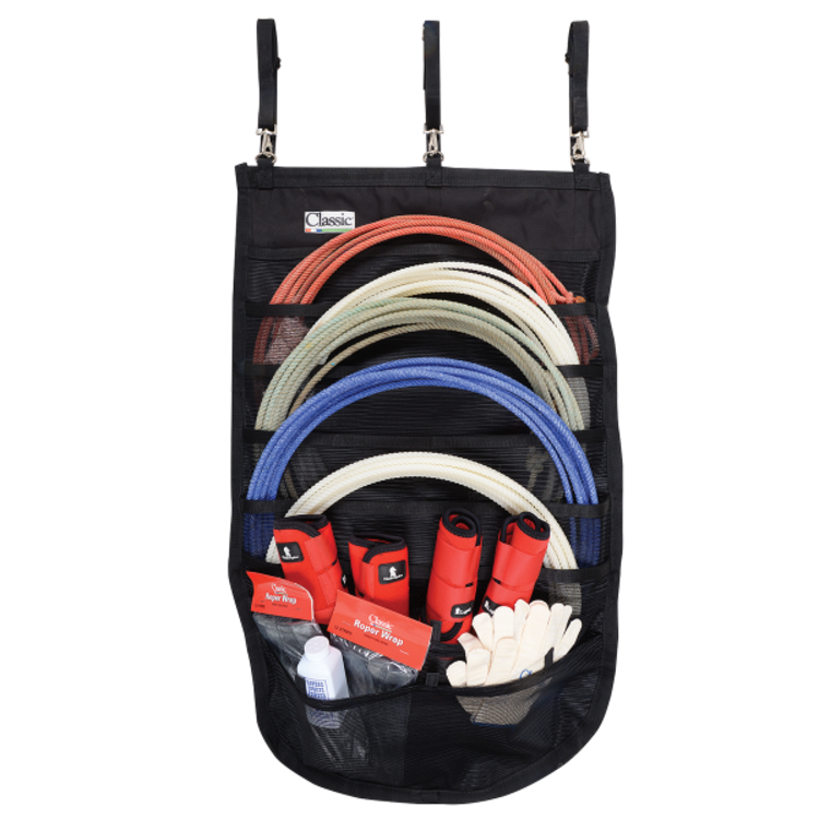 Classic Ropes Black Hanging Rope Organizer
