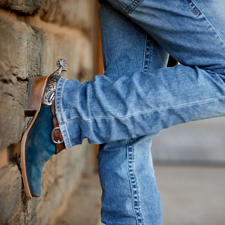 Ariat Futurity Showman Navy Roughout