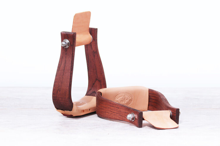 Nettles Stirrups 2" Chisholms Stirrup & Leveler Mahogany