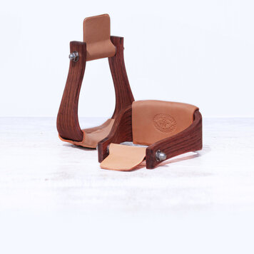 Nettles Stirrups 4" Chisholms Stirrup & Leveler Mahogany