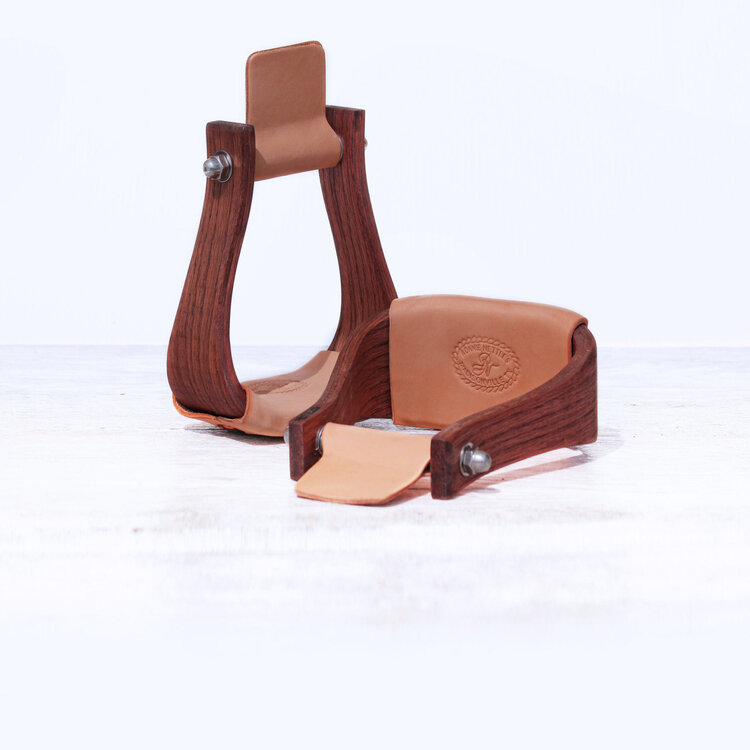 Nettles Stirrups 4" Chisholms Stirrup & Leveler Mahogany