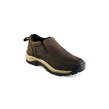 Old West Mens Casual Distressed Leather Slip Ons