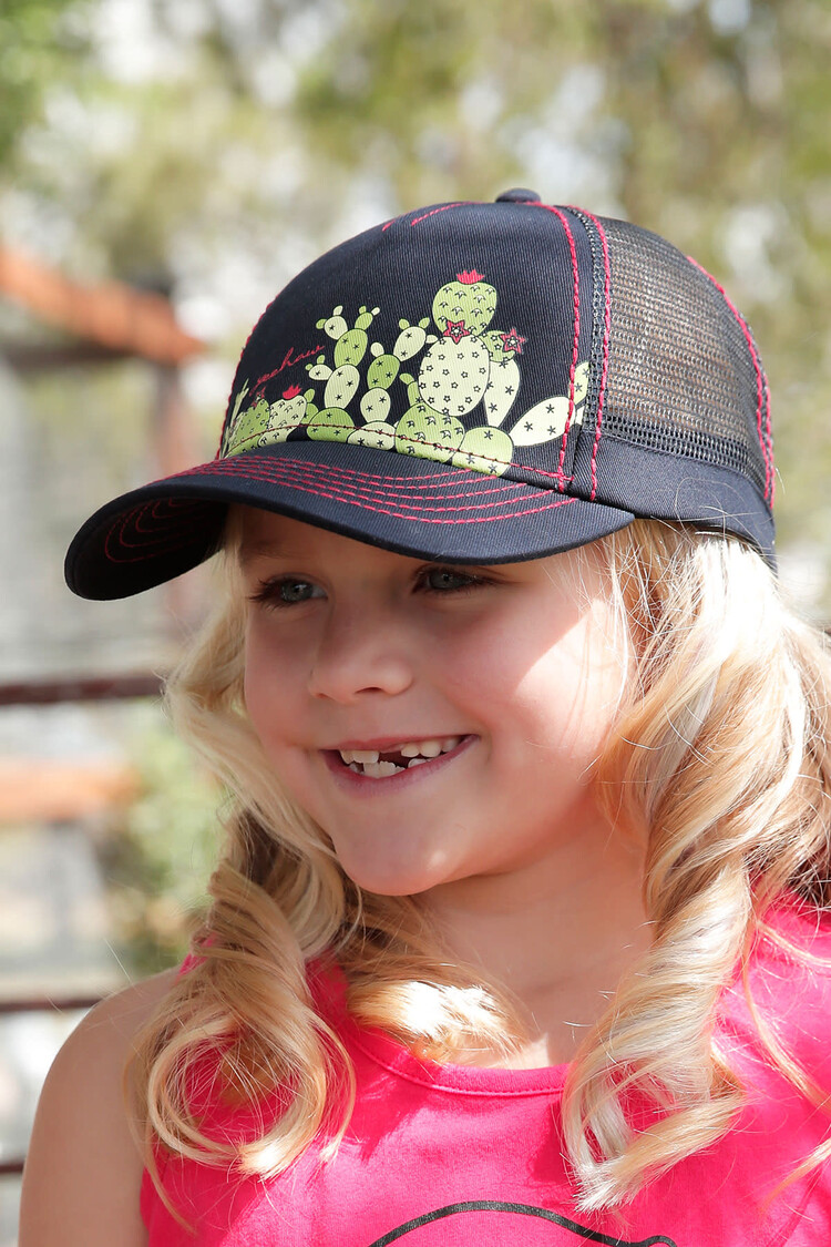 Cruel Denim Girls Navy Cactus Cap