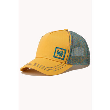 Cinch Embroidered Graphic Gold Cap