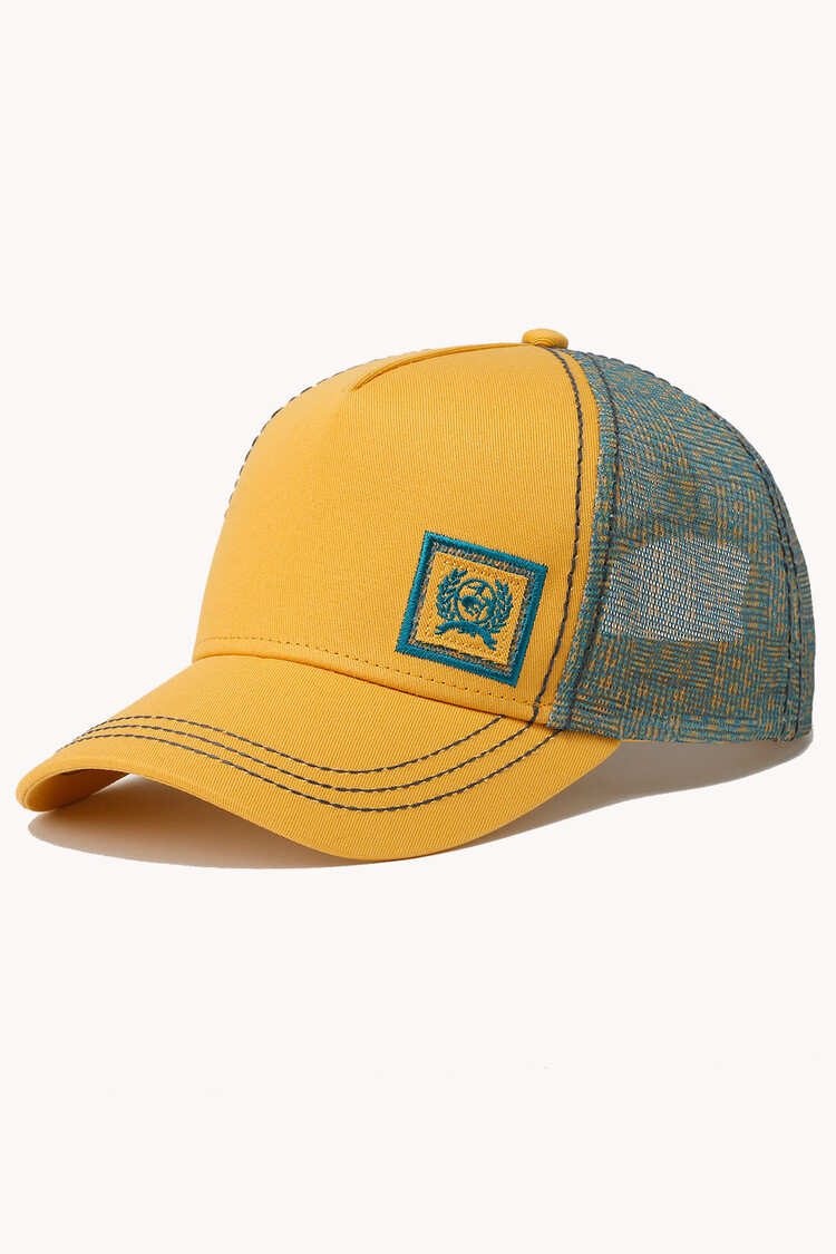 Cinch Embroidered Graphic Gold Cap